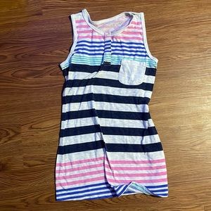 Multi colored tank top. Girls tank top. Medium.